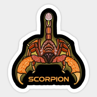 Scorpion zodiac sign birthdaygift Sticker